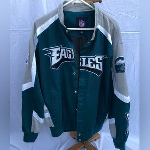 Philadelphia Eagles x NFL Bomber Jacket L *Vintage *Great Condition